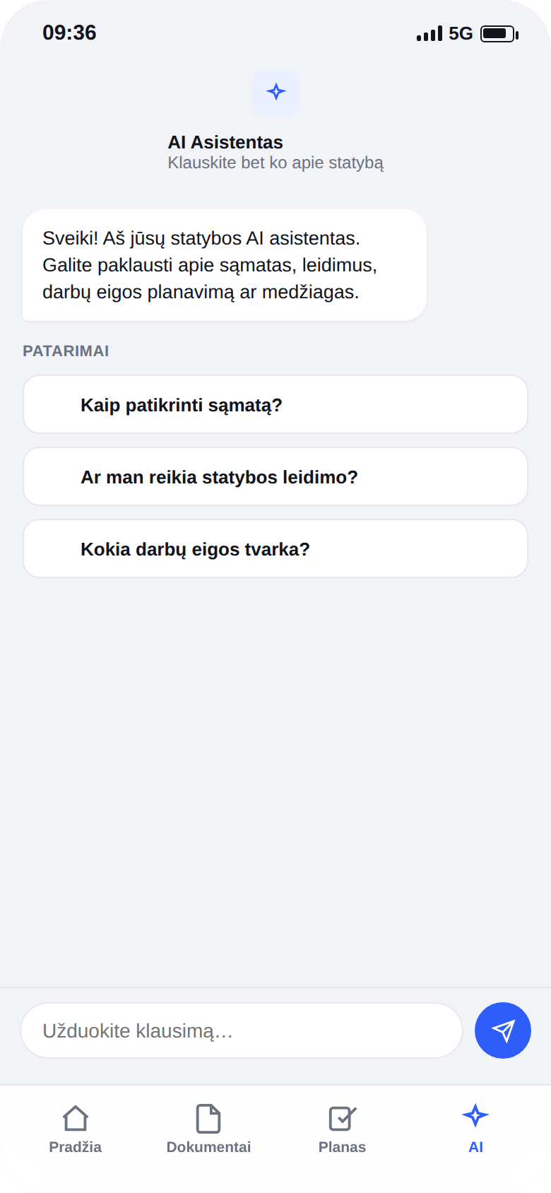 Paklausti AI