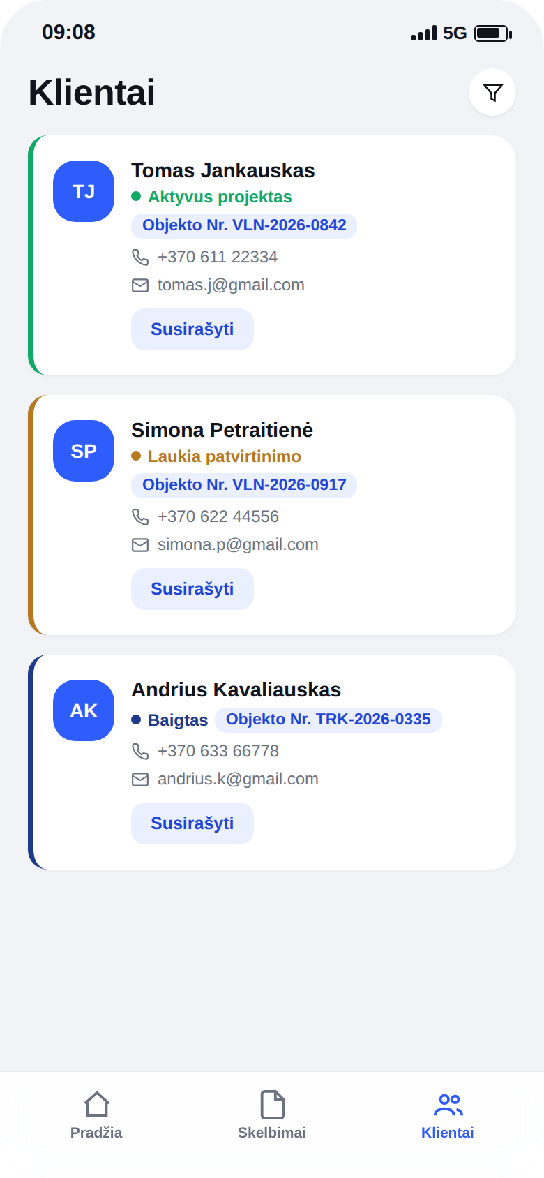 Meistro klientai